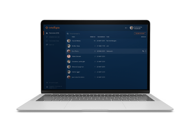 dermatoskopie-software-patientenliste